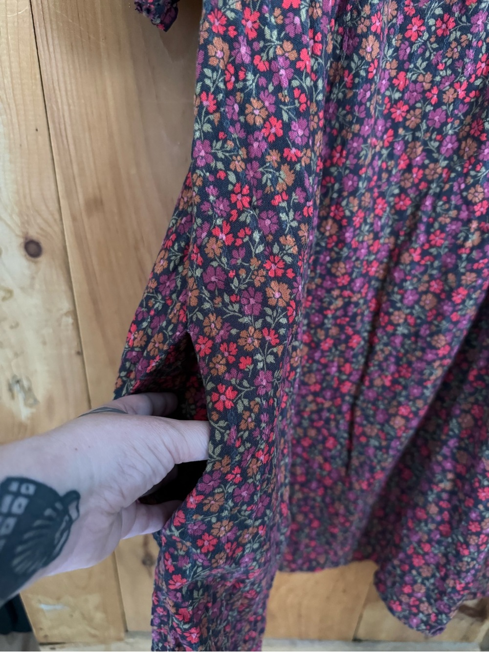 AMERICAN EAGLE | smocked mini dress - Picture 8 of 11